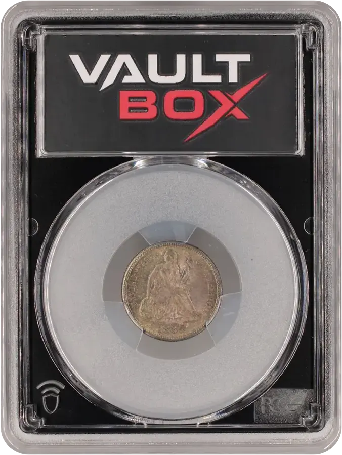 1889 10C PCGS MS65FRONT