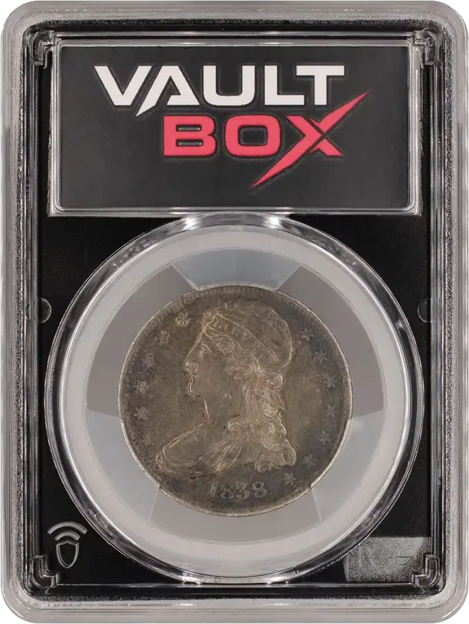 1838 50C PCGS XF45 FRONT