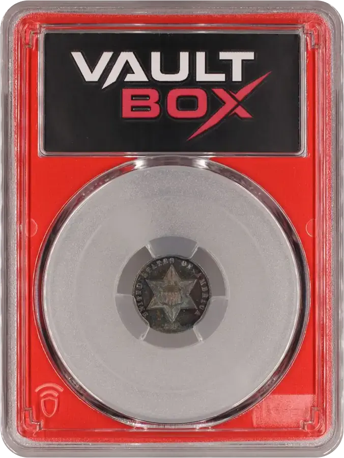 1864 3CS PCGS PR63FRONT