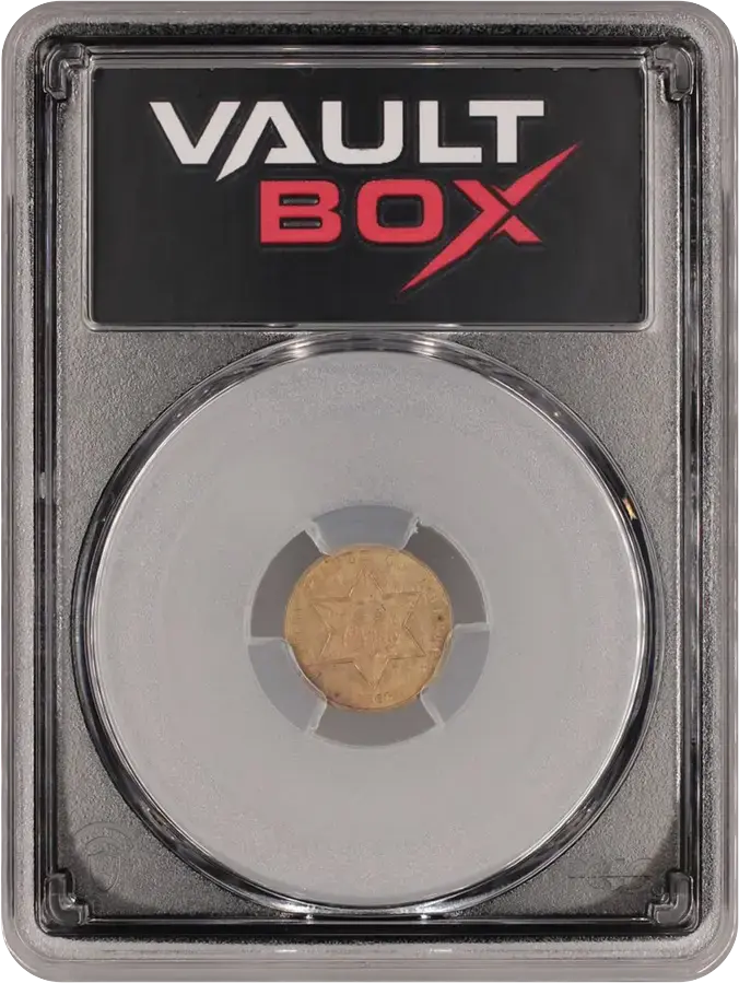 1862 3CS PCGS MS65FRONT