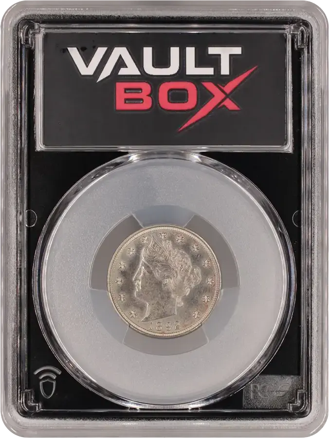 1892 5C PCGS PR63FRONT