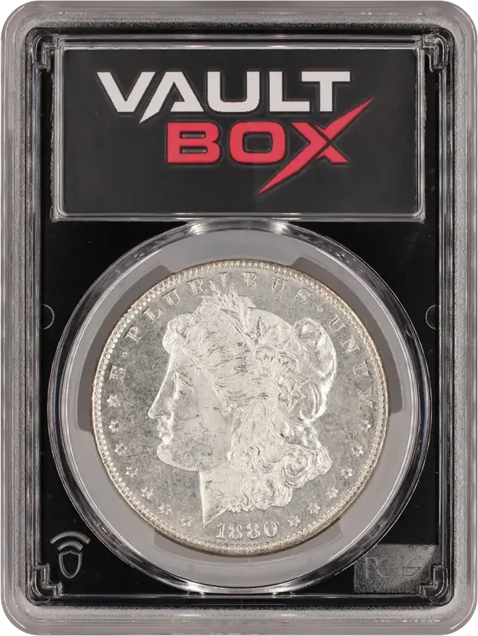 1880 $1 PCGS MS64PLFRONT