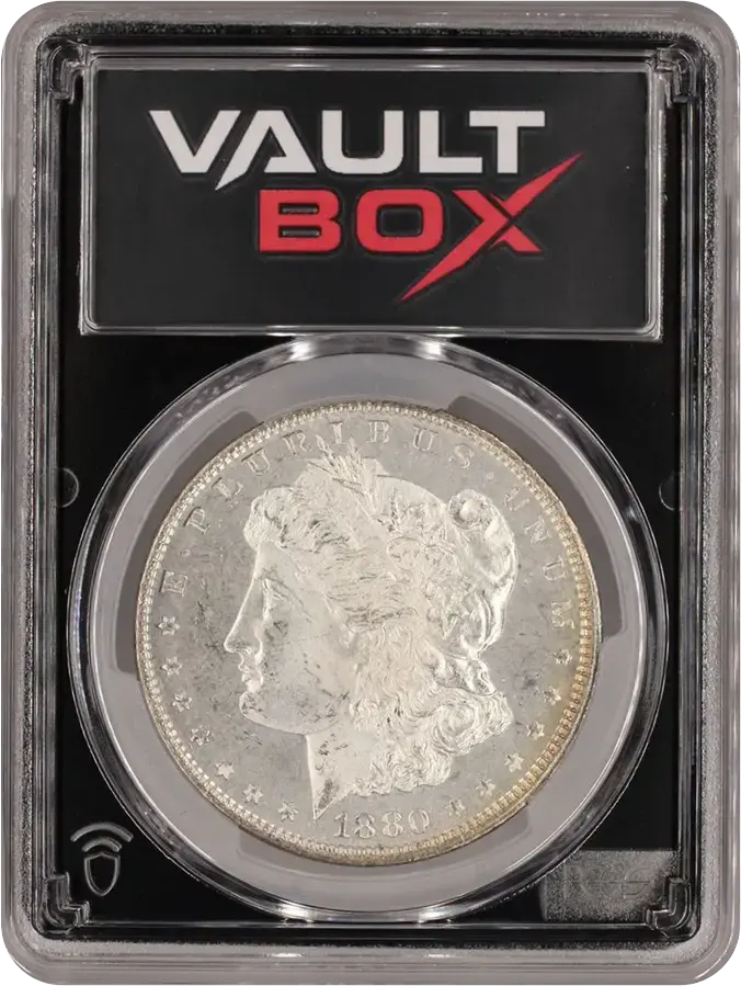 1880 $1 PCGS MS64PLFRONT