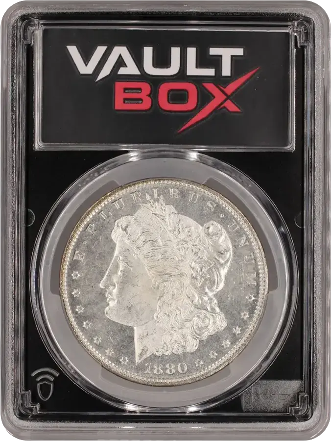 1880 $1 PCGS MS64PLFRONT