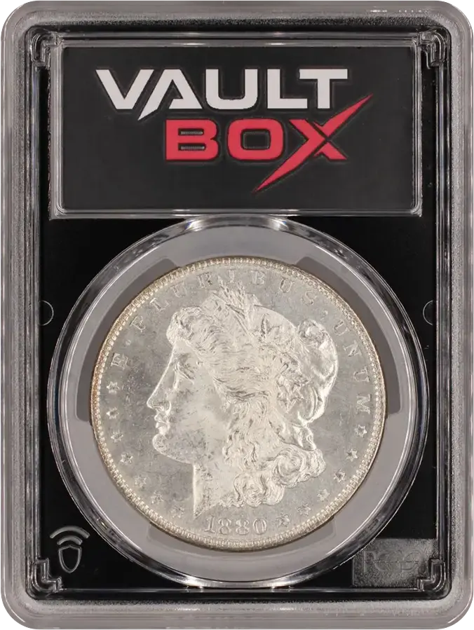 1880 $1 PCGS MS64PLFRONT