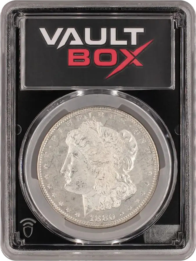 1880 $1 PCGS MS64PLFRONT