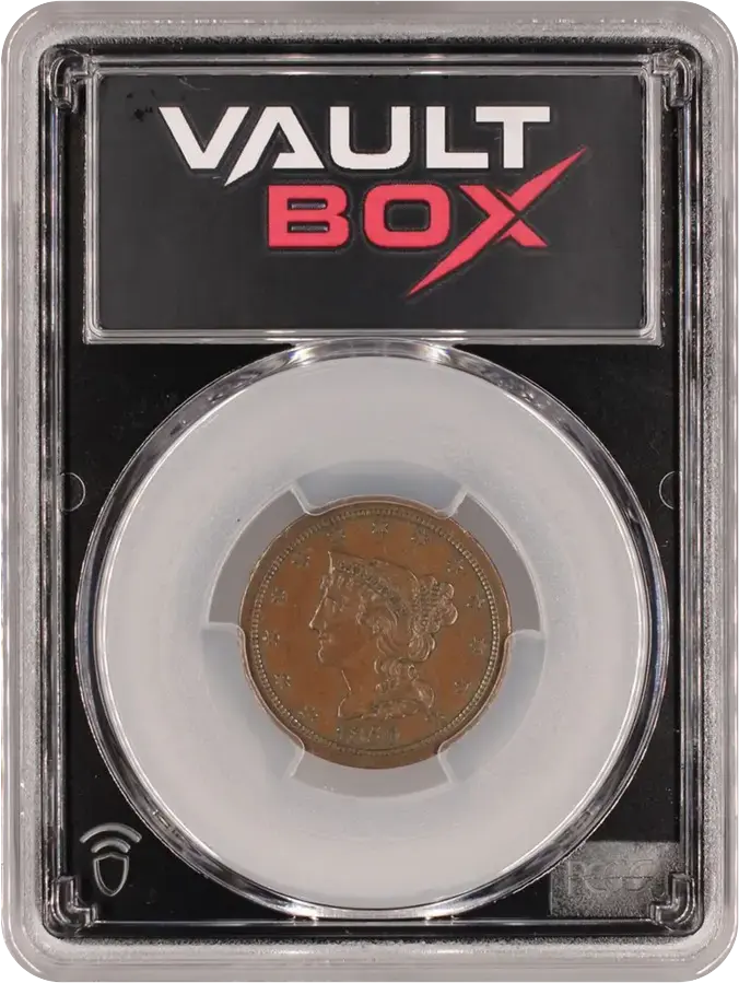 1850 1/2C PCGS XF45FRONT