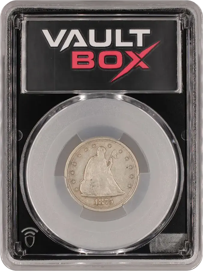 1875-S 20C PCGS AU50FRONT