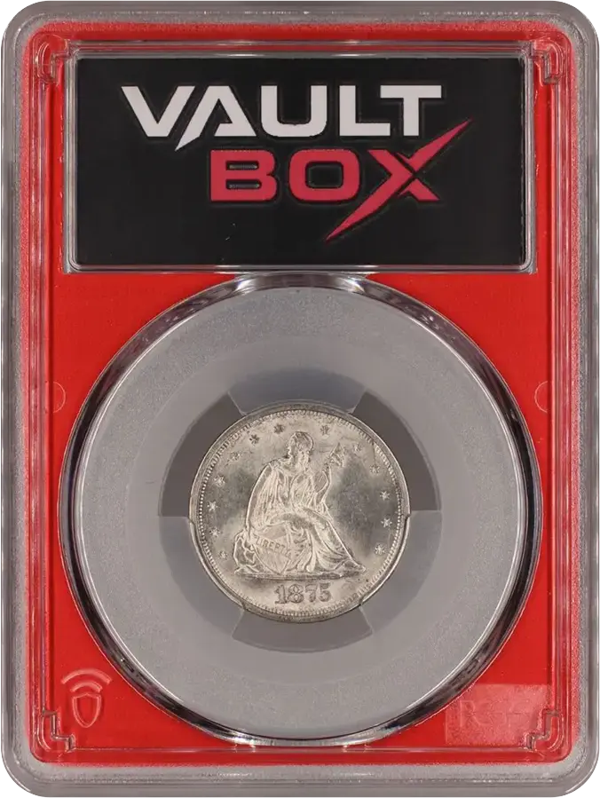 1875-S 20C PCGS MS62FRONT