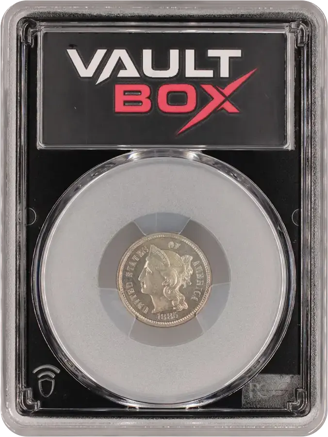 1885 3CN PCGS PR65FRONT
