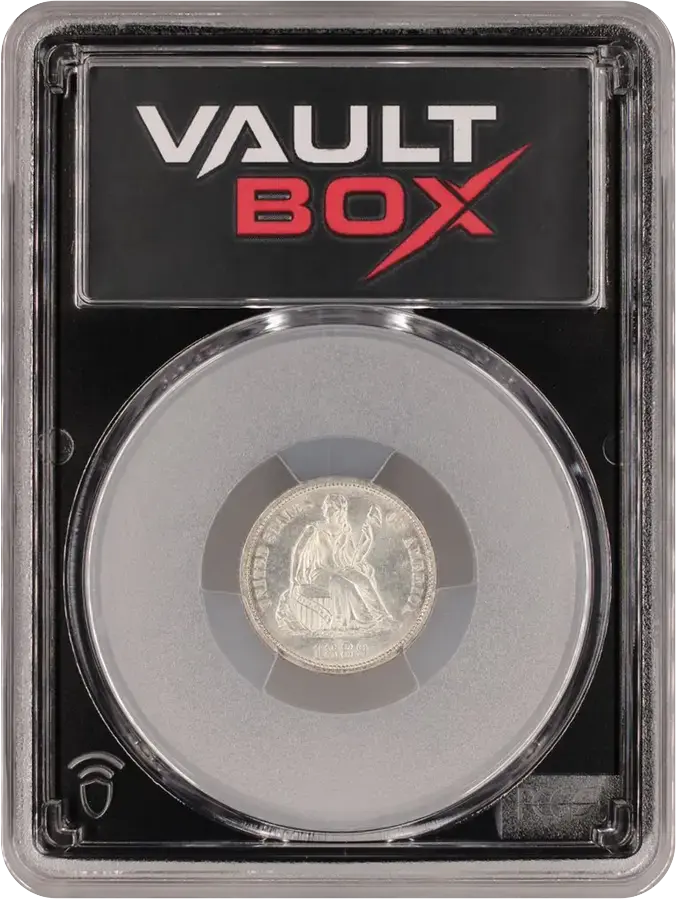 1889 10C PCGS MS64FRONT