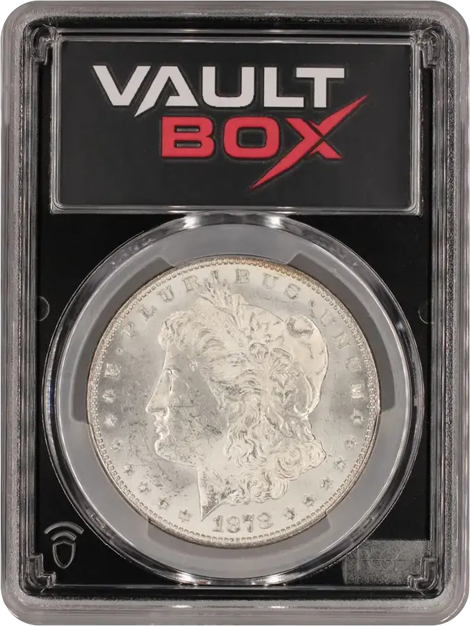 1878 $1 7/8TF STRONG PCGS MS63FRONT
