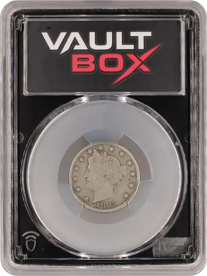 1885 5C PCGS VG10FRONT