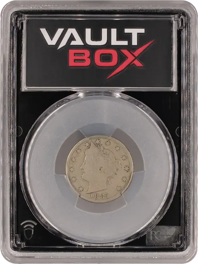 1885 5C PCGS VG08FRONT
