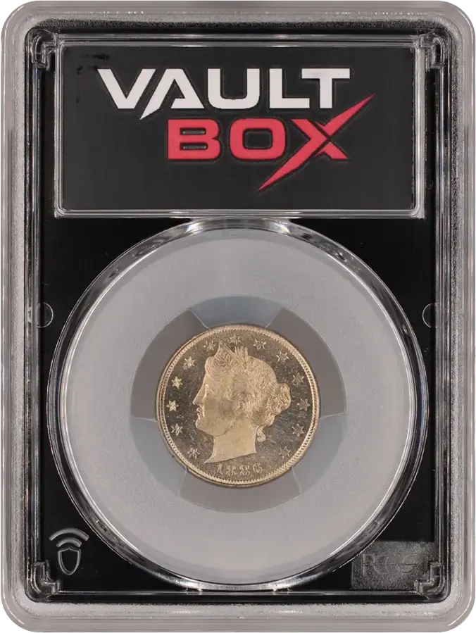 1886 5C PCGS PR65FRONT