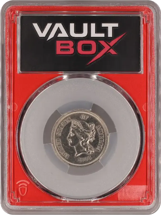 1868 5C J-633 PCGS PR62FRONT