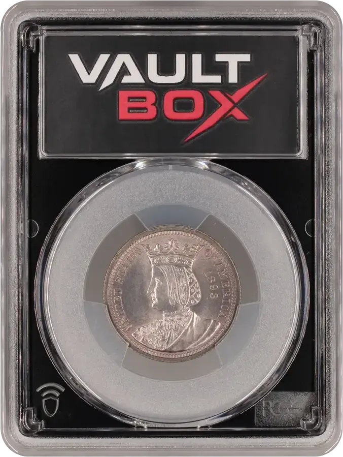 1893 25C ISABELLA PCGS MS63FRONT