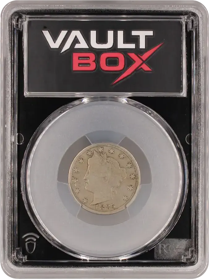 1885 5C PCGS F12FRONT