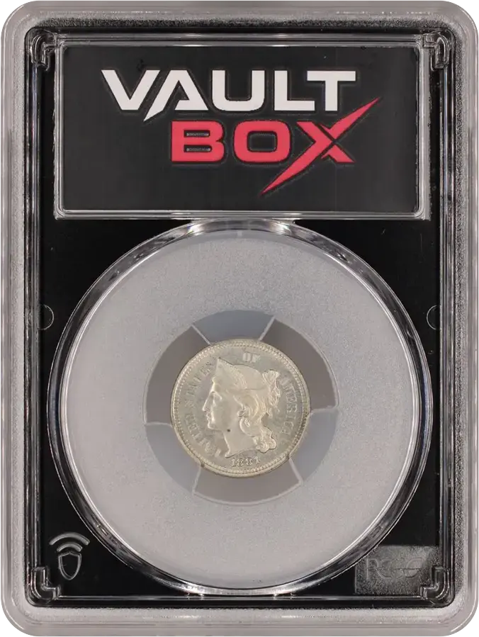 1881 3CN PCGS PR65FRONT