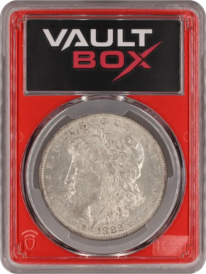 1882 O/S $1 STRONG PCGS MS64 FRONT