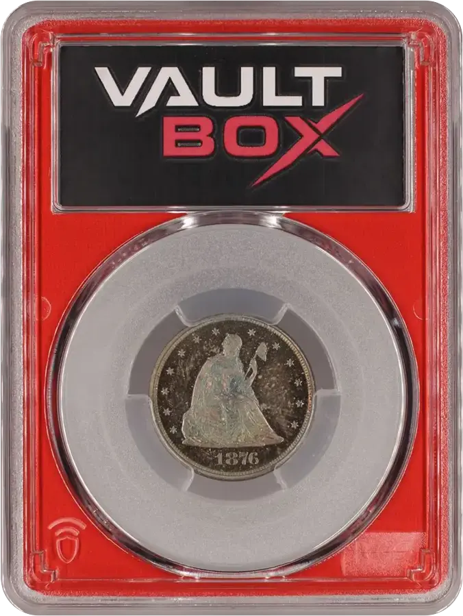 1876 20C PCGS PR66 TONERFRONT