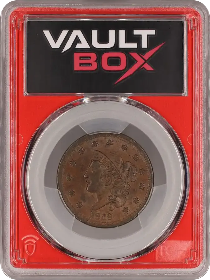 1838 1C PCGS MS64BNFRONT