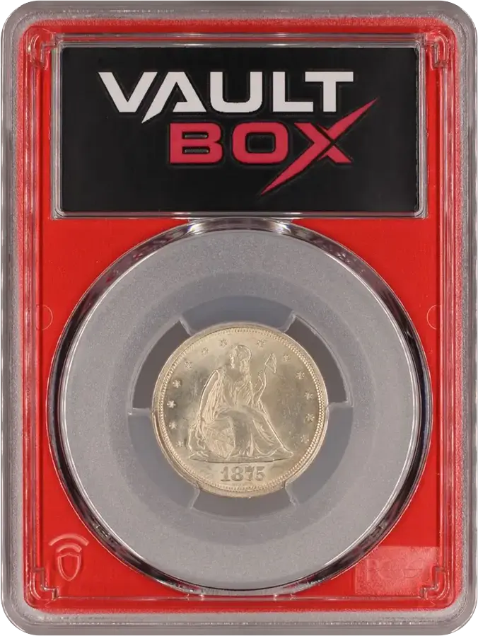 1875 S/S 20C MPD FS-302 PCGS MS62FRONT