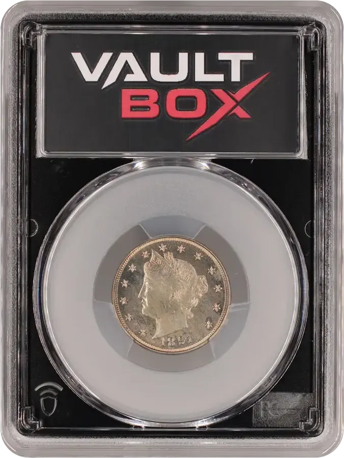 1891 5C PCGS PR65FRONT