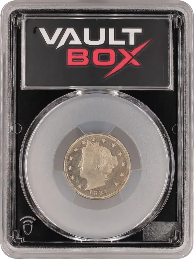 1884 5C PCGS PR64FRONT