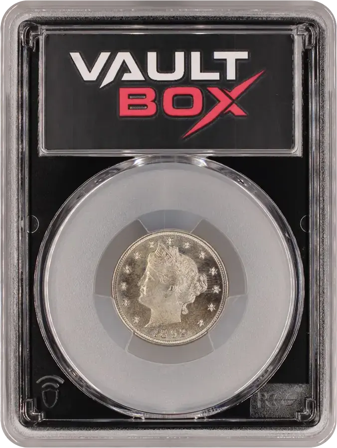 1892 5C PCGS PR64FRONT