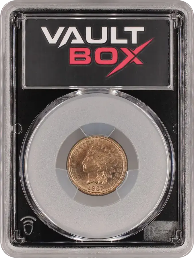 1863 1C PCGS MS64FRONT