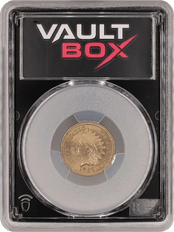 1862 1C PCGS MS64FRONT