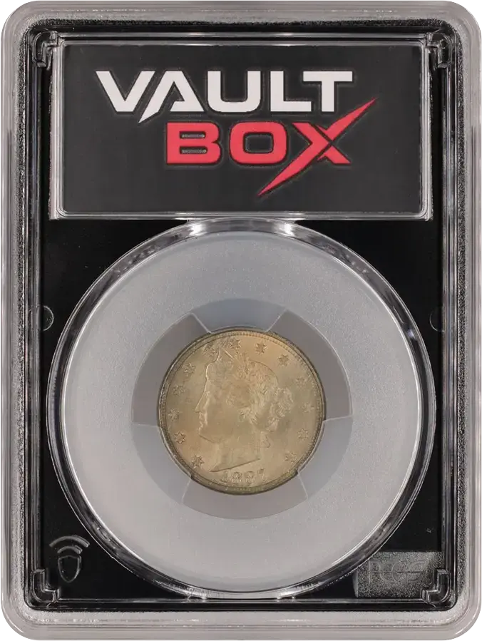 1887 5C PCGS MS64FRONT