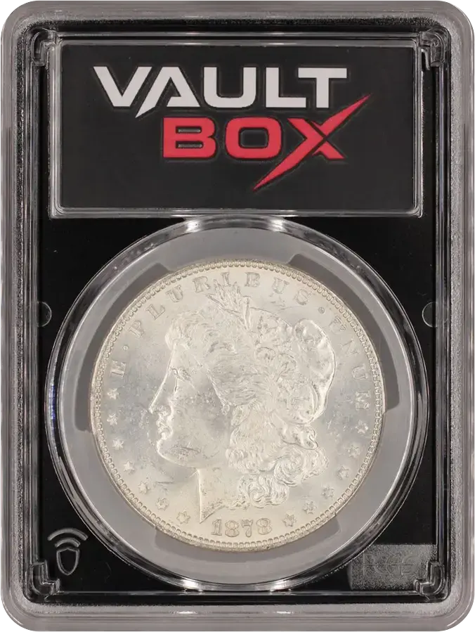 1878 $1 7/8TF STRONG PCGS MS63FRONT