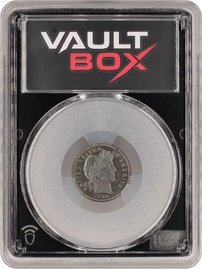 1892 10C PCGS PR64FRONT