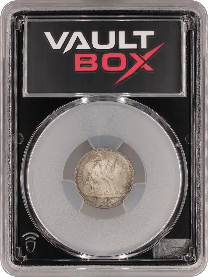 1891 10C PCGS MS64FRONT