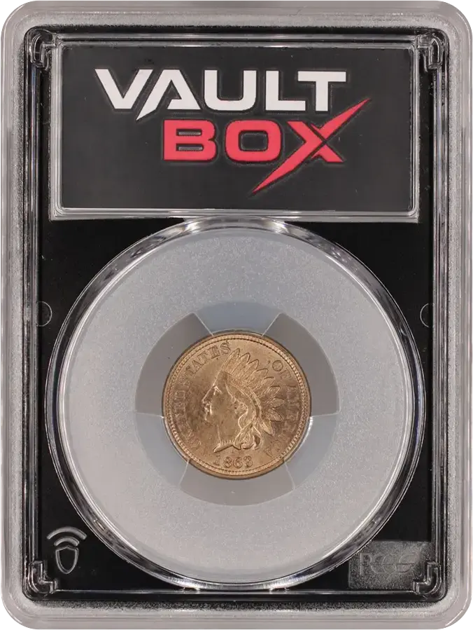 1863 1C PCGS MS63FRONT