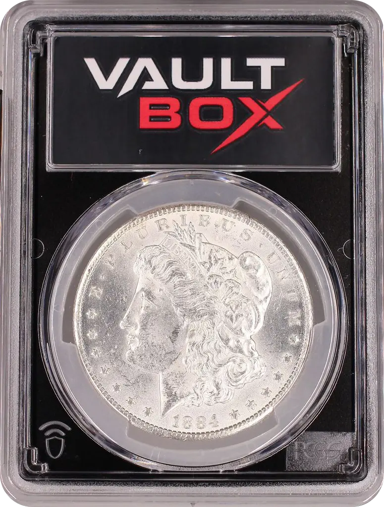 1884-CC $1 PCGS MS62 FRONT