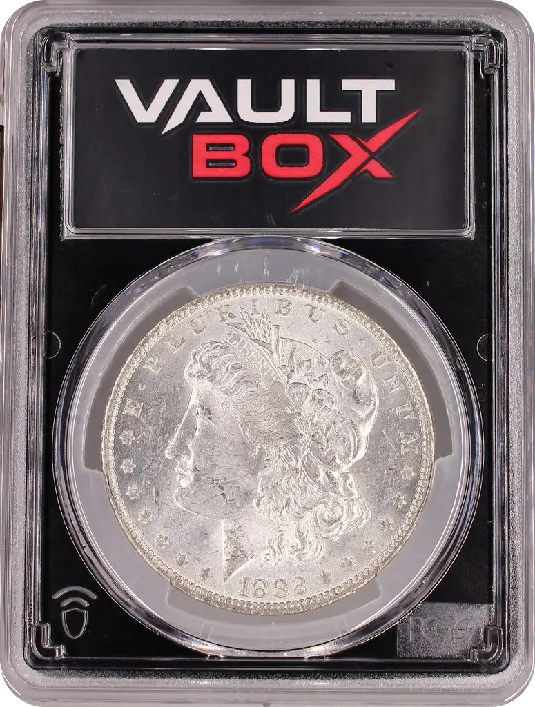 1882-O/S $1 WEAK PCGS MS62 FRONT