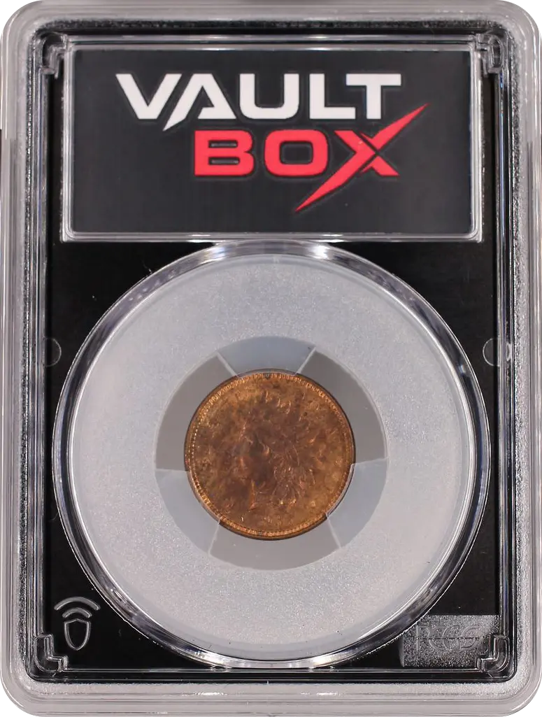 1865 1C FANCY 5 PCGS MS63RB FRONT