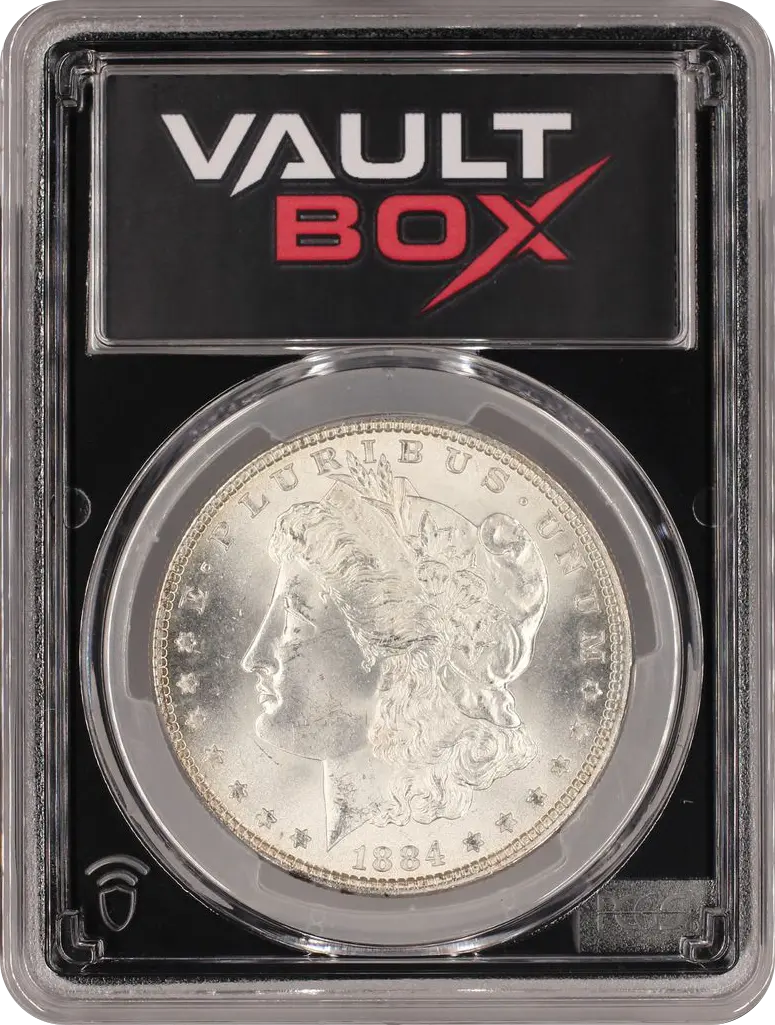 1884 $1 PCGS MS65 FRONT