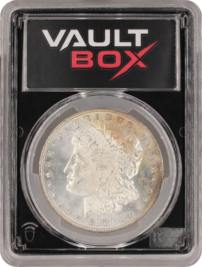 1878 $1 7TF REVERSE OF 1878 PCGS MS64 FRONT