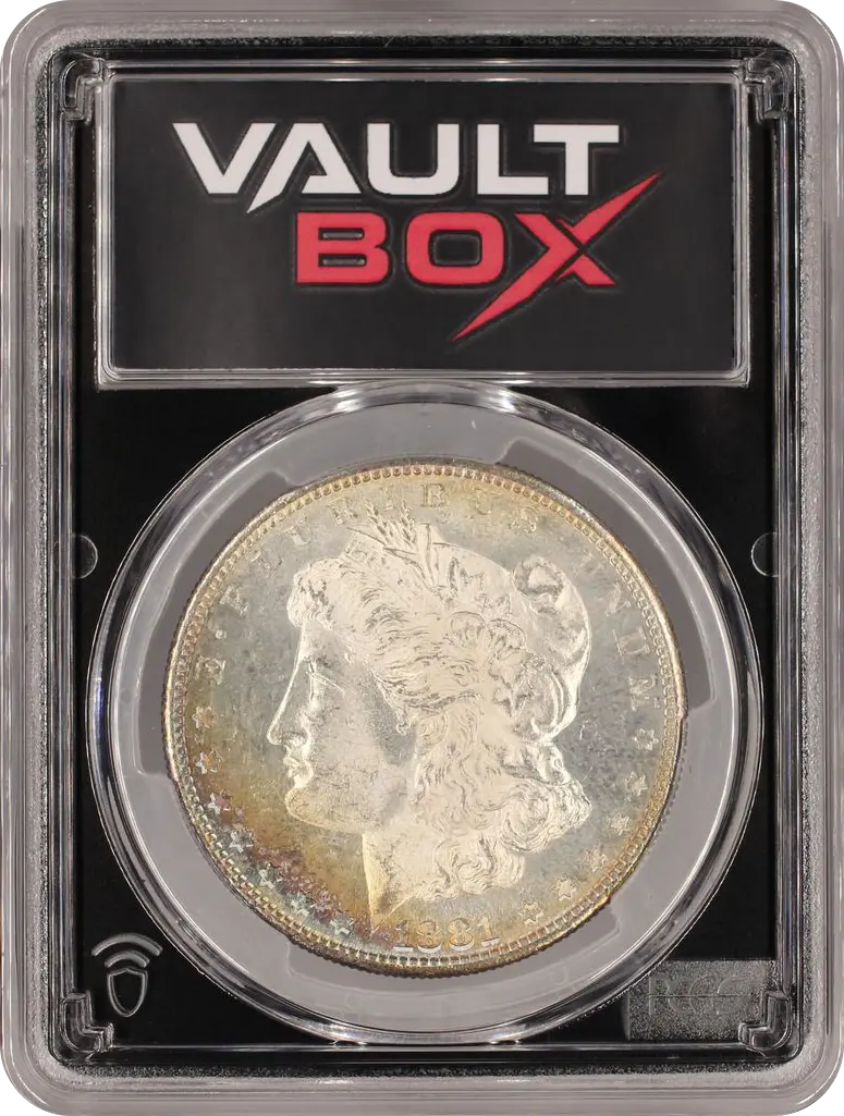 1881-S $1 PCGS MS64 TONER FRONT