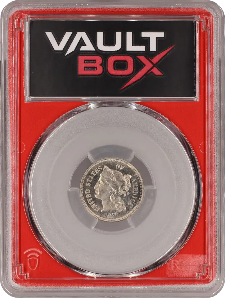 1879 3CN PCGS PR65CAM FRONT