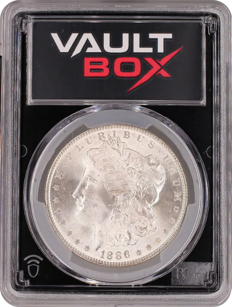 1886 $1 PCGS MS65 FRONT