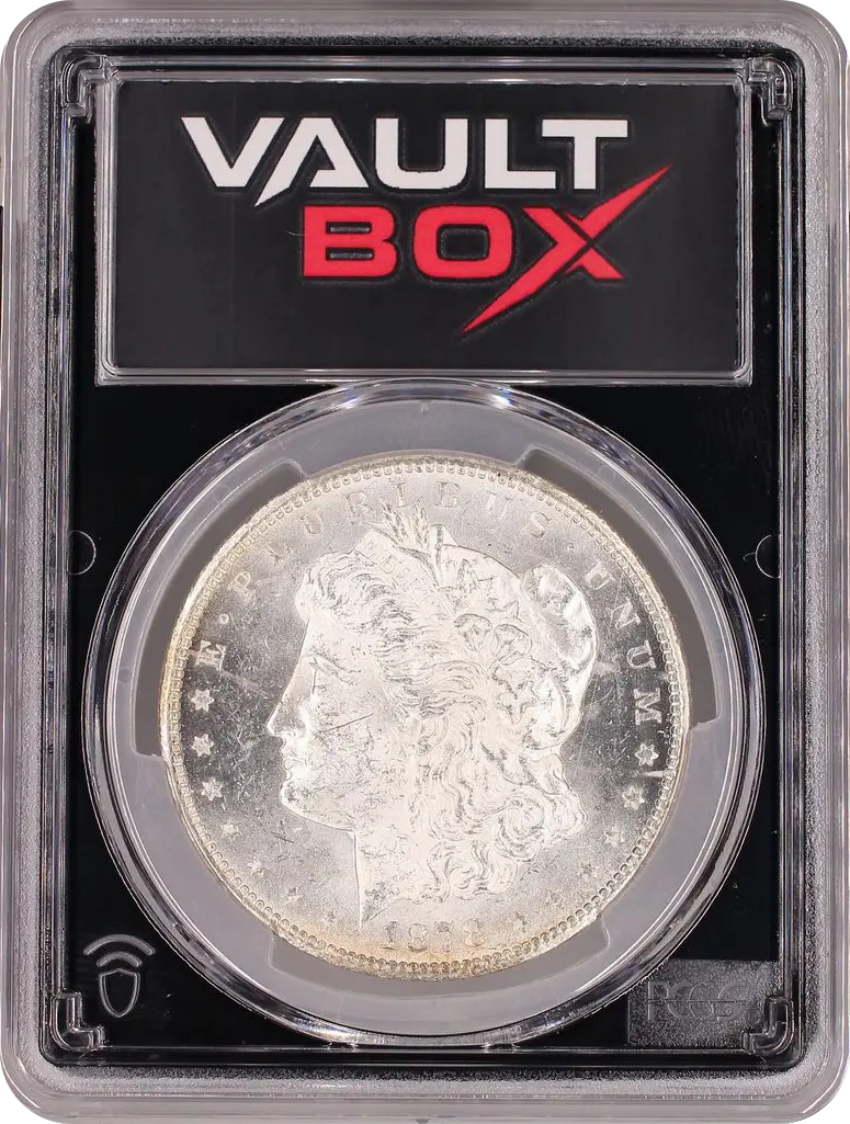 1878-CC $1 TOP 100 VAM 11 LINES IN WING PCGS MS62+ FRONT