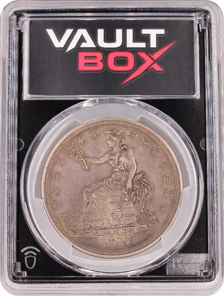 1877-S T$1 PCGS AU50 FRONT