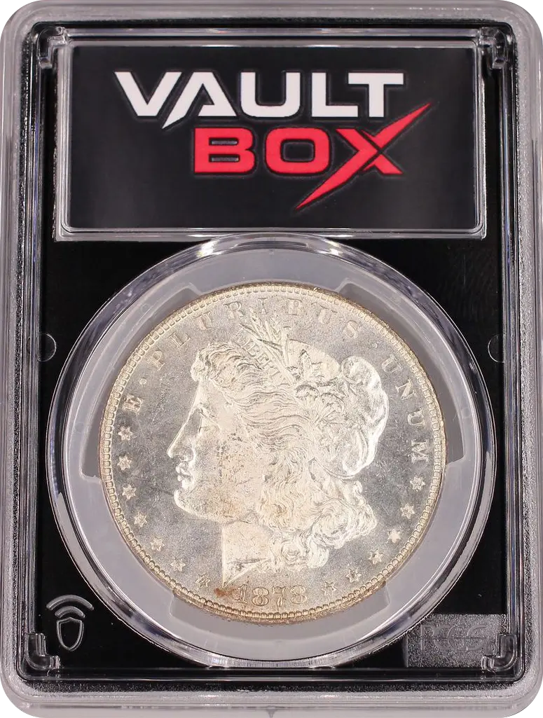 1878 $1 7TF REVERSE OF 1878 PCGS MS64 FRONT