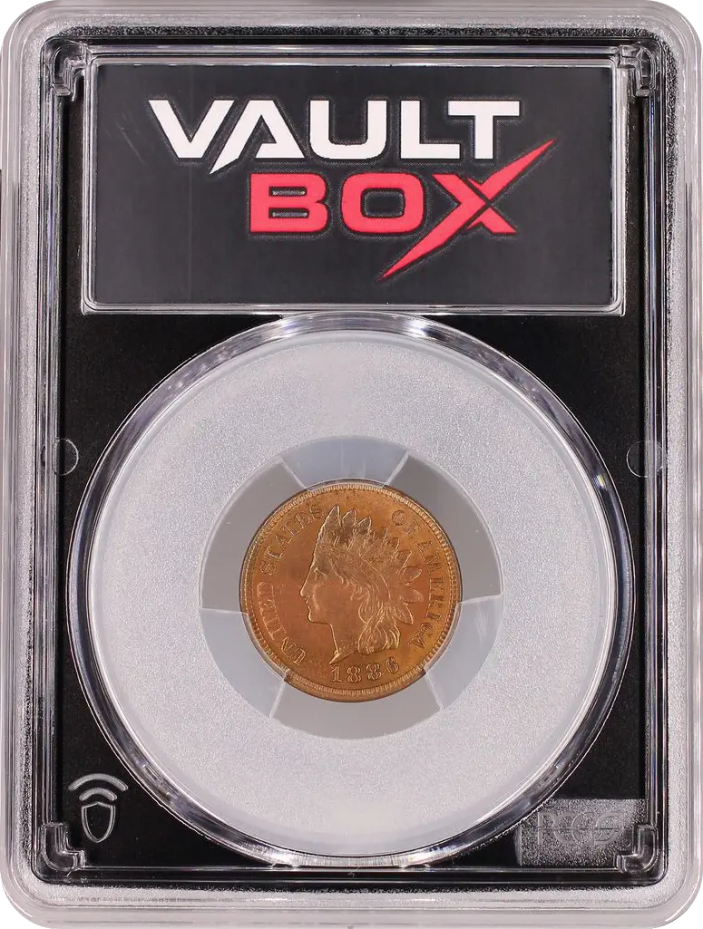 1886 1C TYPE 2 PCGS MS64BN FRONT