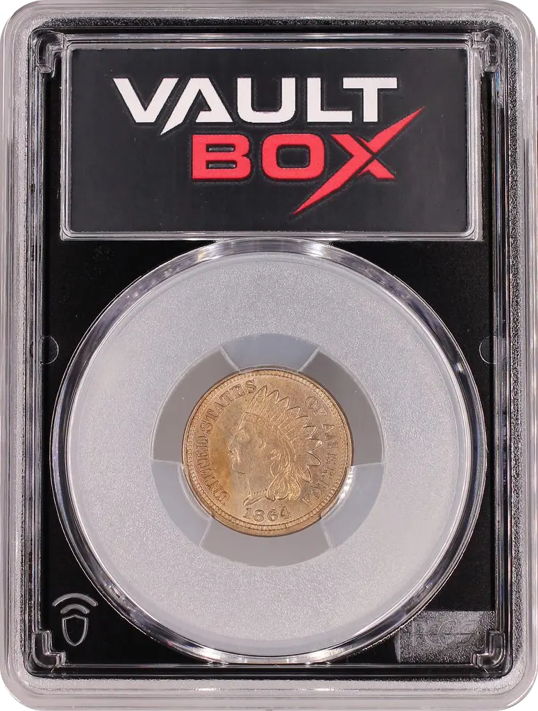 1864 1C COPPER-NICKEL PCGS MS61 FRONT